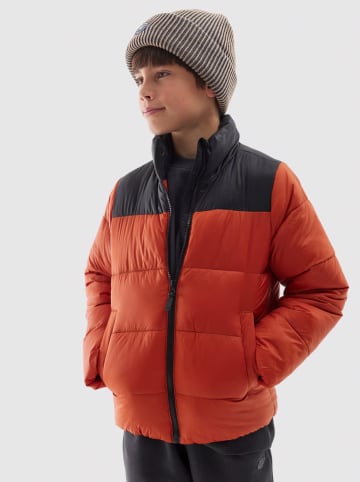 4F Steppjacke in Rot/ Schwarz