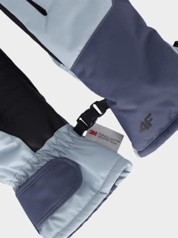 4F Functionele handschoenen lichtblauw/zwart