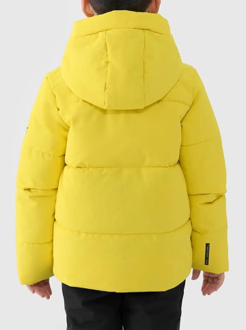 4F Kurtka narciarska w kolorze żółtym