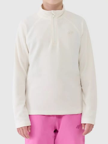 4F Fleecepullover in Creme