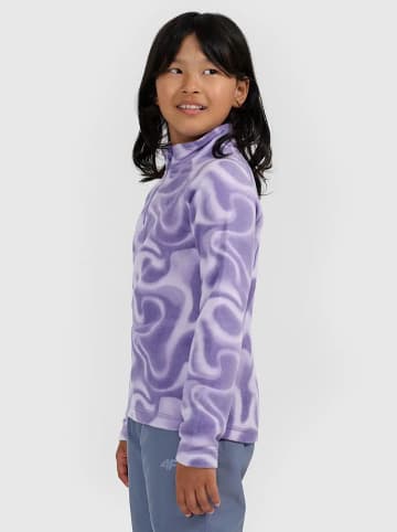 4F Bluza polarowa w kolorze fioletowym