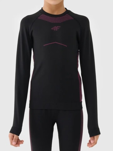 4F 2tlg. Thermowäsche-Set in Schwarz