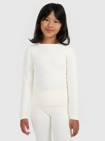 4F 2-częściowy zestaw bielizny termicznej w kolorze kremowym