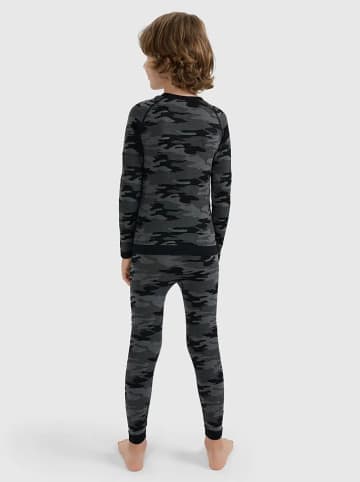 4F 2tlg. Thermowäsche-Set in Anthrazit