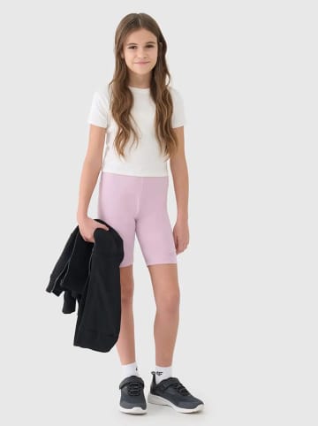 4F Szorty w kolorze jasnoróżowym