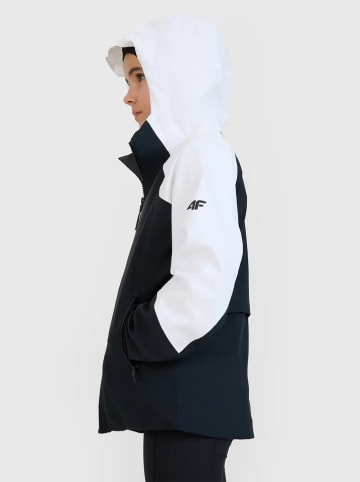 4F Trekkingsjacke in Schwarz/ Weiß
