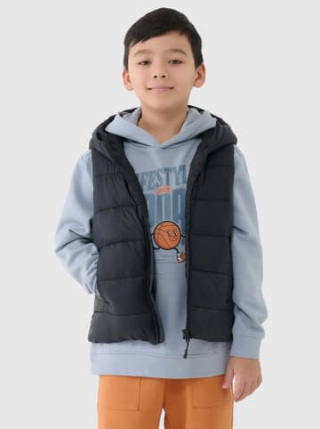 4F Steppweste in Schwarz