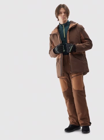 4F Kurtka narciarska w kolorze jasnobrązowym