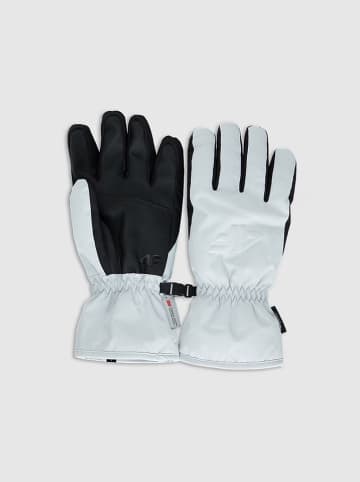 4F Ski-/ Snowboardfingerhandschuhe in Hellblau
