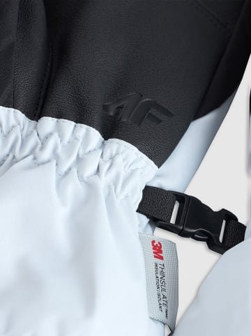 4F Ski-/ Snowboardfingerhandschuhe in Hellblau