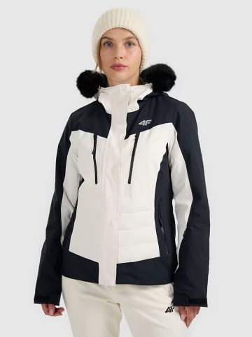 4F Ski-/ Snowboardjacke in Creme