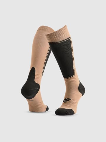 4F Ski-/ Snowboardsocken in Beige