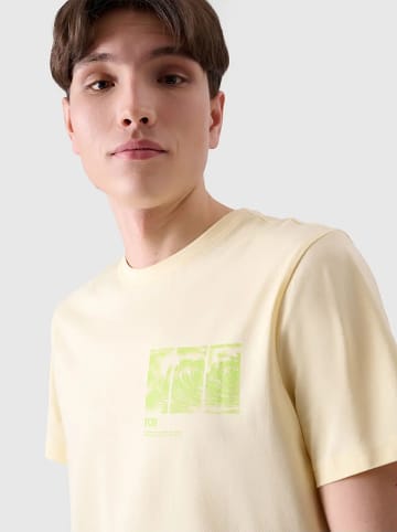 4F Koszulka w kolorze żółtym