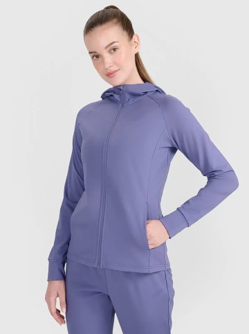 4F Sweatvest lichtblauw/paars