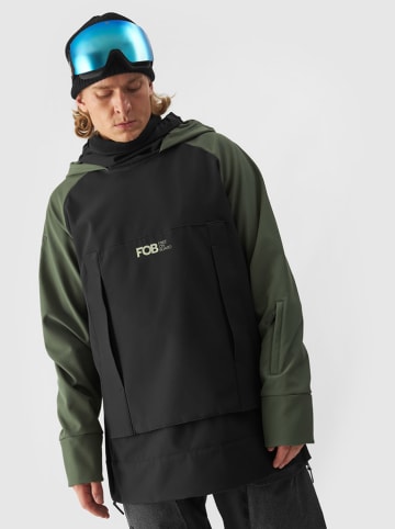 4F Softshelljacke in Khaki/ Schwarz