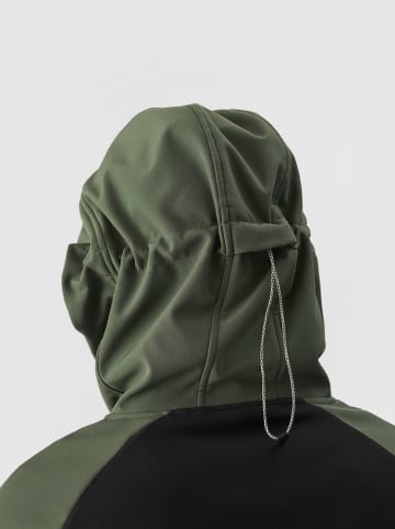 4F Softshelljacke in Khaki/ Schwarz