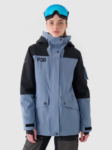 4F Ski-/ Snowboardjacke in Blau/ Schwarz