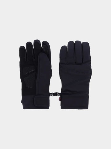 4F Ski-/ Snowboardfingerhandschuhe in Schwarz
