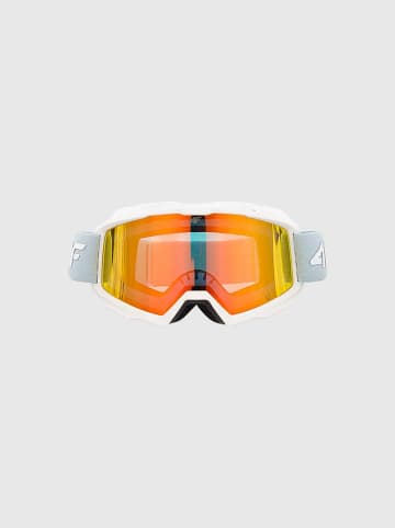 4F Ski-/snowboardbril lichtblauw/oranje