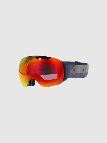 4F Ski-/ Snowboardbrille in Anthrazit/ Orange