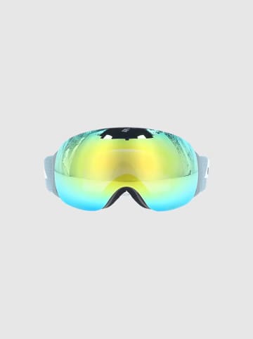 4F Ski-/snowboardbril lichtblauw/geel