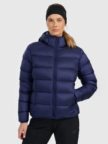 4F Puchowa kurtka trekkingowa w kolorze granatowym