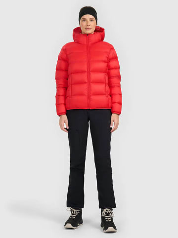 4F Trekking-Daunenjacke in Rot