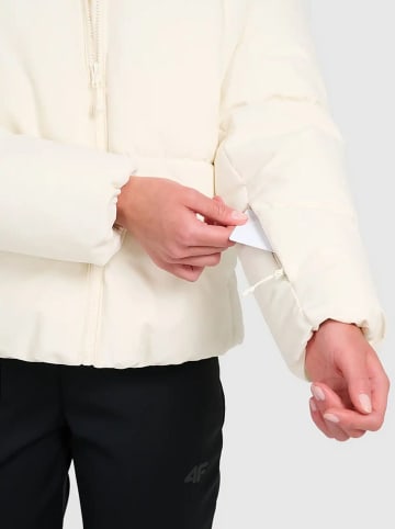 4F Kurtka narciarska w kolorze kremowym