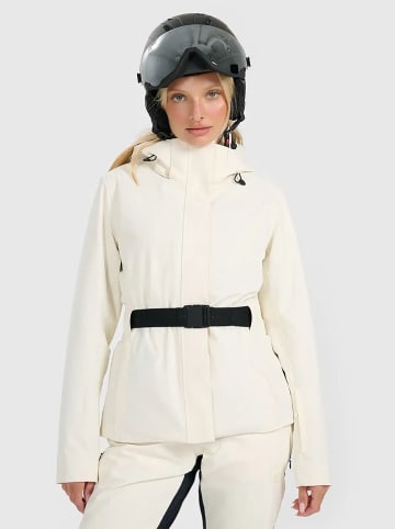 4F Kurtka narciarska w kolorze kremowym