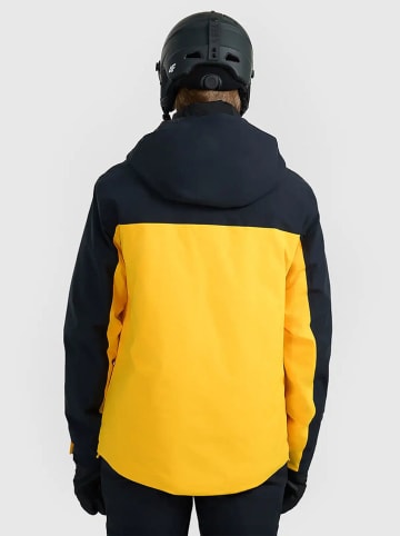 4F Kurtka narciarska w kolorze żółtym