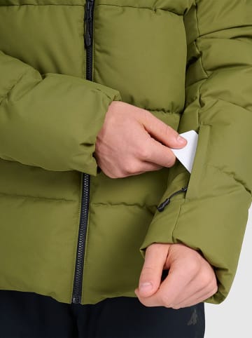 4F Kurtka narciarska w kolorze oliwkowym