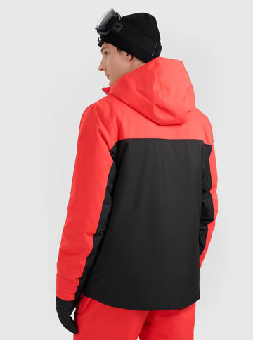 4F Ski-/snowboardjas rood/zwart