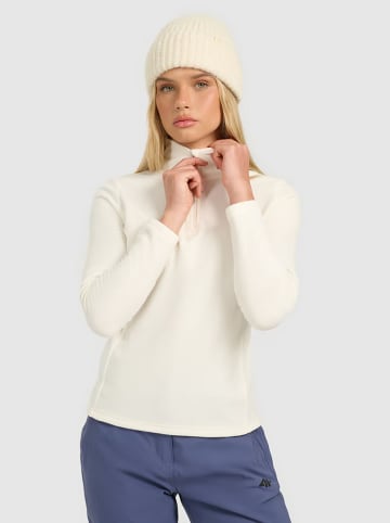 4F Bluza polarowa w kolorze kremowym