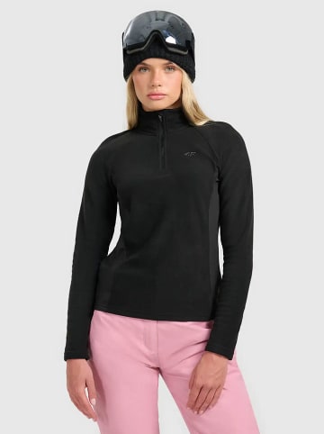 4F Fleecepullover in Schwarz