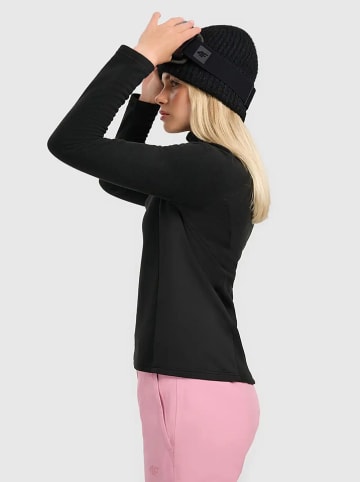 4F Bluza polarowa w kolorze czarnym