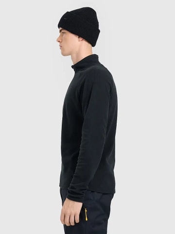 4F Bluza polarowa w kolorze czarnym