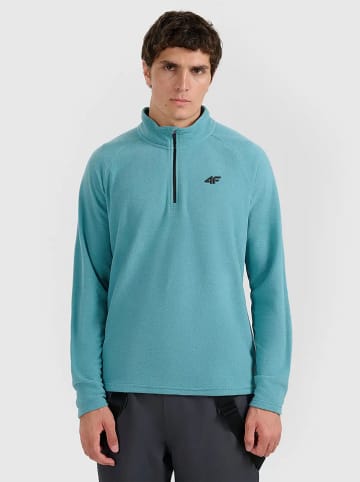 4F Bluza polarowa w kolorze turkusowym