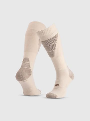 4F Ski-/ Snowboardsocken in Beige