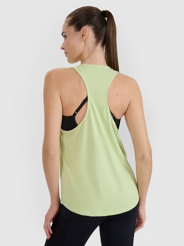 4F Top sportowy w kolorze zielonym