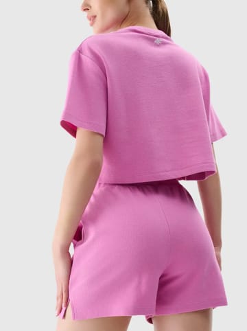 4F Sweatshort lichtroze