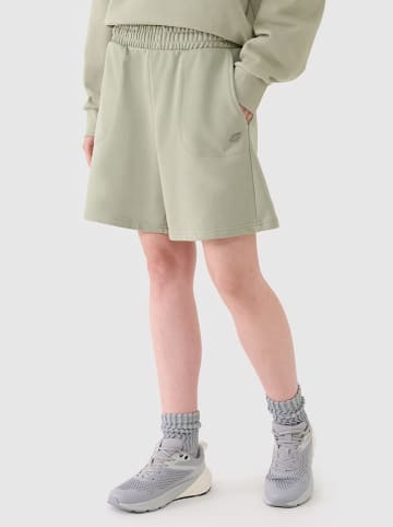 4F Sweatshort grijsgroen