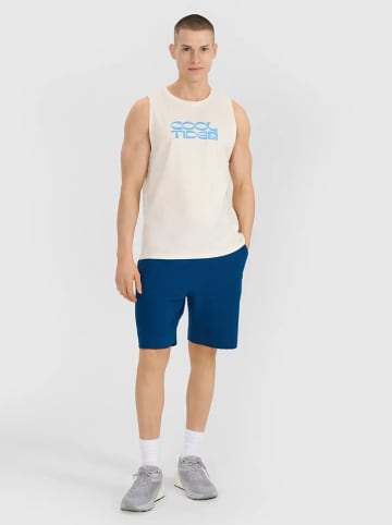 4F Top w kolorze kremowym