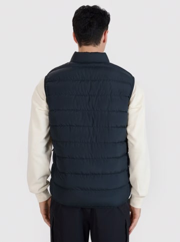 4F Daunenweste in Schwarz