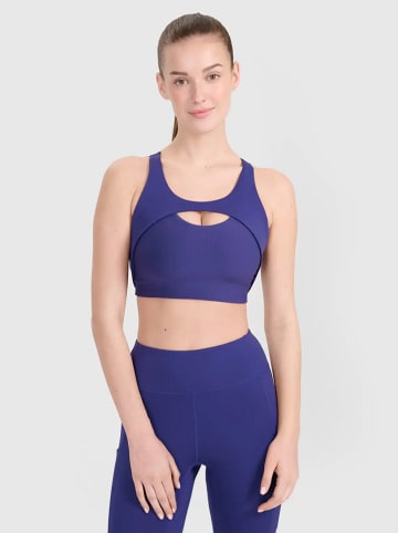 4F Sportbeha blauw - medium