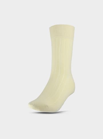 4F Skarpety sportowe (2 pary) w kolorze zielonym i żółtym