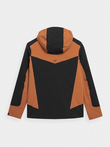 4F Ski-/ Snowboardjacke in Rostrot/ Schwarz