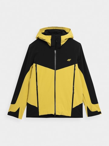 4F Ski-/snowboardjas geel/zwart