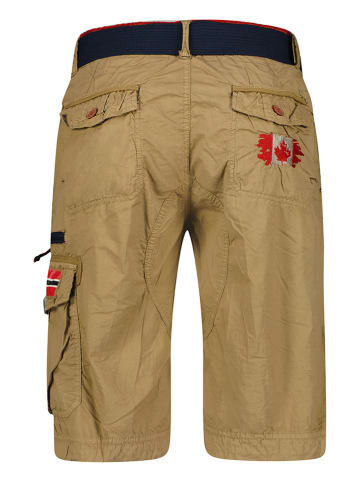 Canadian Peak Bermudy "Parodeak" w kolorze jasnobrązowym