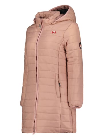 Canadian Peak Kurtka pikowana "Atikeak" w kolorze szaroróżowym