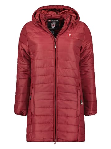 Canadian Peak Doorgestikte jas "Atikeak" bordeaux